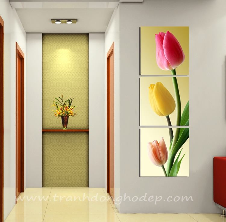 Tranh treo tường hoa tulip HL0180