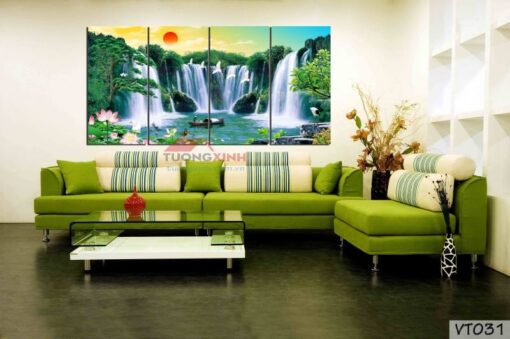 Tranh phong cảnh Sơn thủy hữu tình TN088