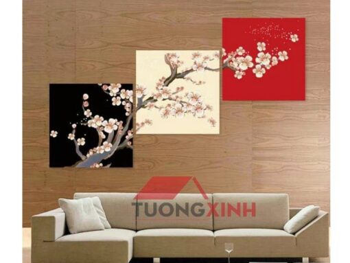 Tranh treo tường hoa đào nghệ thuật HL455