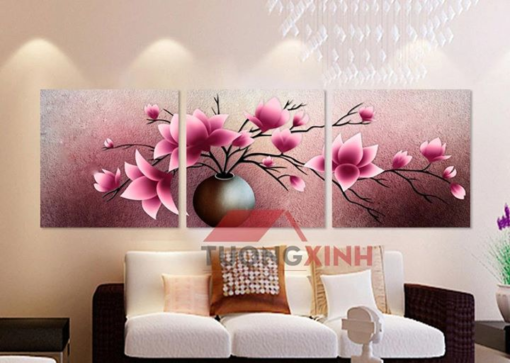 Tranh treo tường mộc lan nghệ thuật PK0169