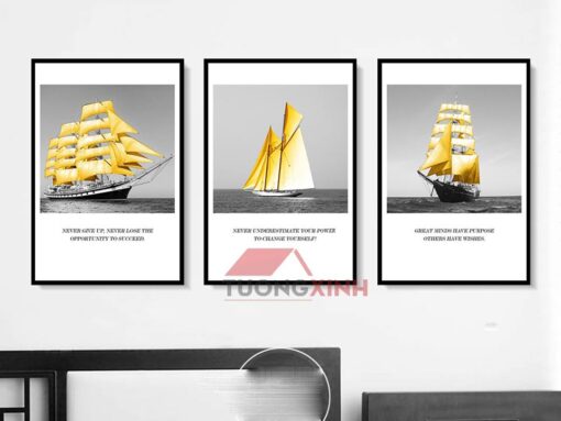Tranh ghép Scandinavia Thuận buồm xuôi gió SCA016
