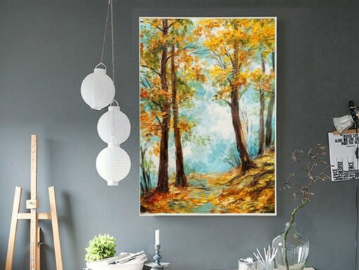 Tranh treo tường Scandinavia rừng cây SCA0142