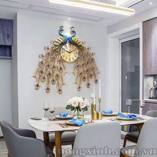 Đồng hồ trang trí nội thất phòng khách DHA12