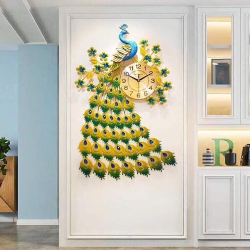 Đồng hồ nghệ thuật Chim Công DHA28