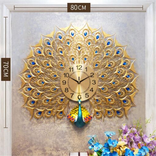 ĐỒNG HỒ TREO TƯỜNG CHIM CÔNG DHA39