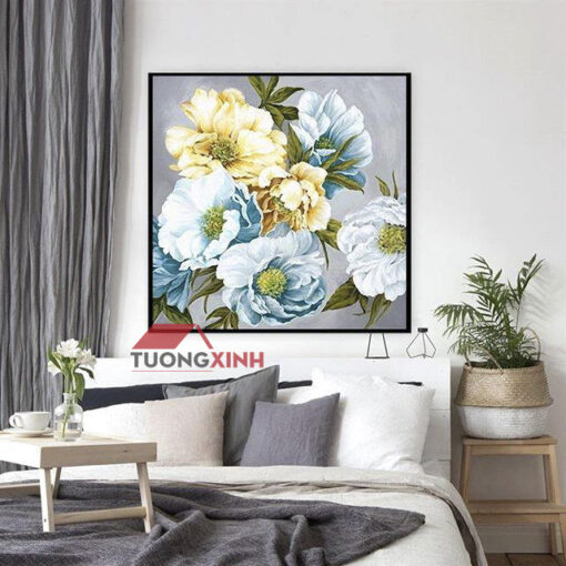Tranh treo tường hoa lá nghệ thuật SCA632