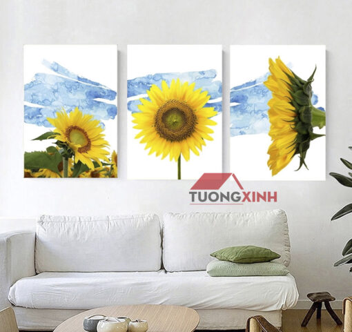Tranh treo tường hoa hướng dương HL691