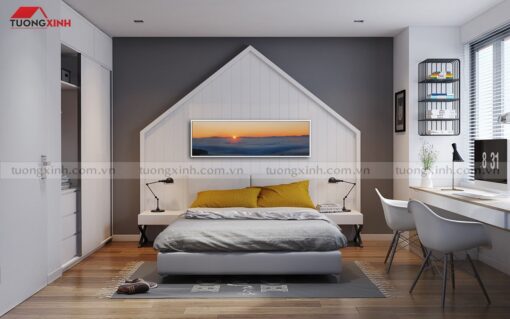 Tranh treo tường phòng ngủ phong cảnh hoàng hôn SCA0193A
