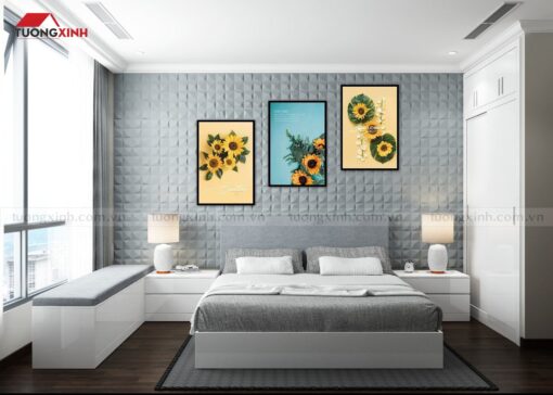 Tranh treo tường trang trí phòng ngủ hiện đại SCA856A