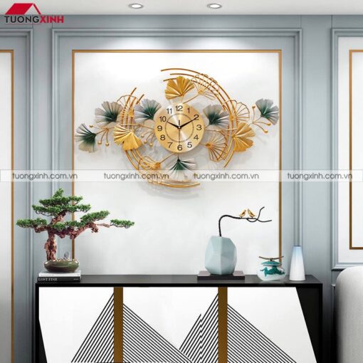 Đồng hồ nghệ thuật trang trí phòng khách DHA52