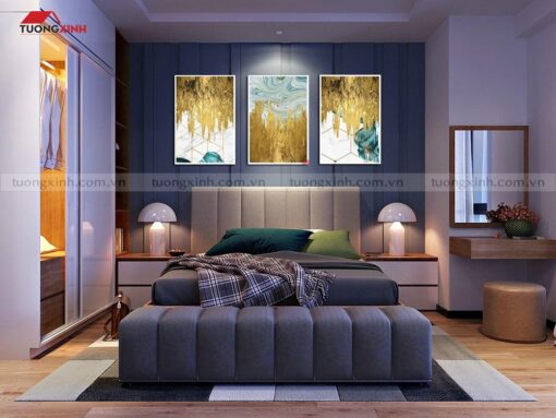 Tranh treo tường phòng ngủ phong cách nghệ thuật SCA959A