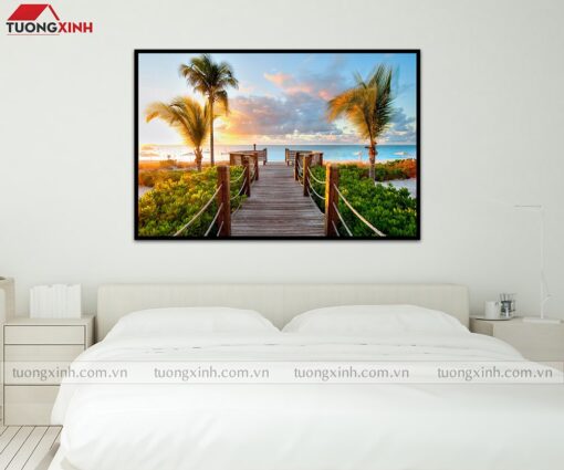 Tranh khung treo tường phong cảnh biển SCA1791