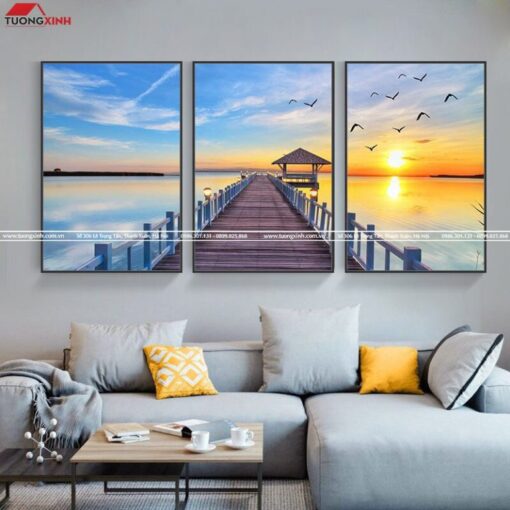TRANH TRÁNG GƯƠNG PHONG CẢNH BIỂN TG402