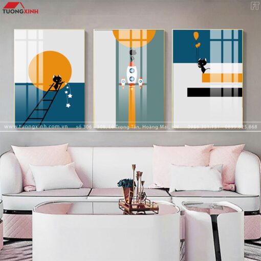 TRANH TRÁNG GƯƠNG CÁC CON VẬT NGỘ NGHĨNH TG191