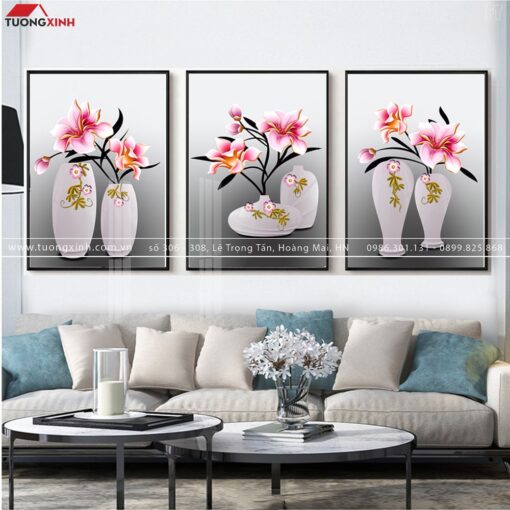 TRANH TRÁNG GƯƠNG BÌNH HOA NGHỆ THUẬT TG201