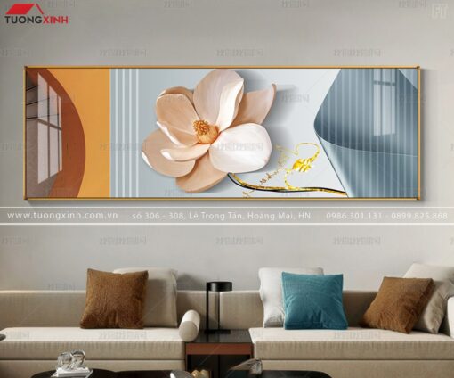 TRANH TRANG TRÍ PHÒNG NGỦ HOA NGHỆ THUẬT TG287