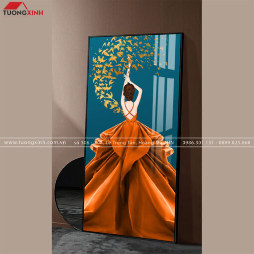 TRANH CÔ GÁI NGHỆ THUẬT TG541