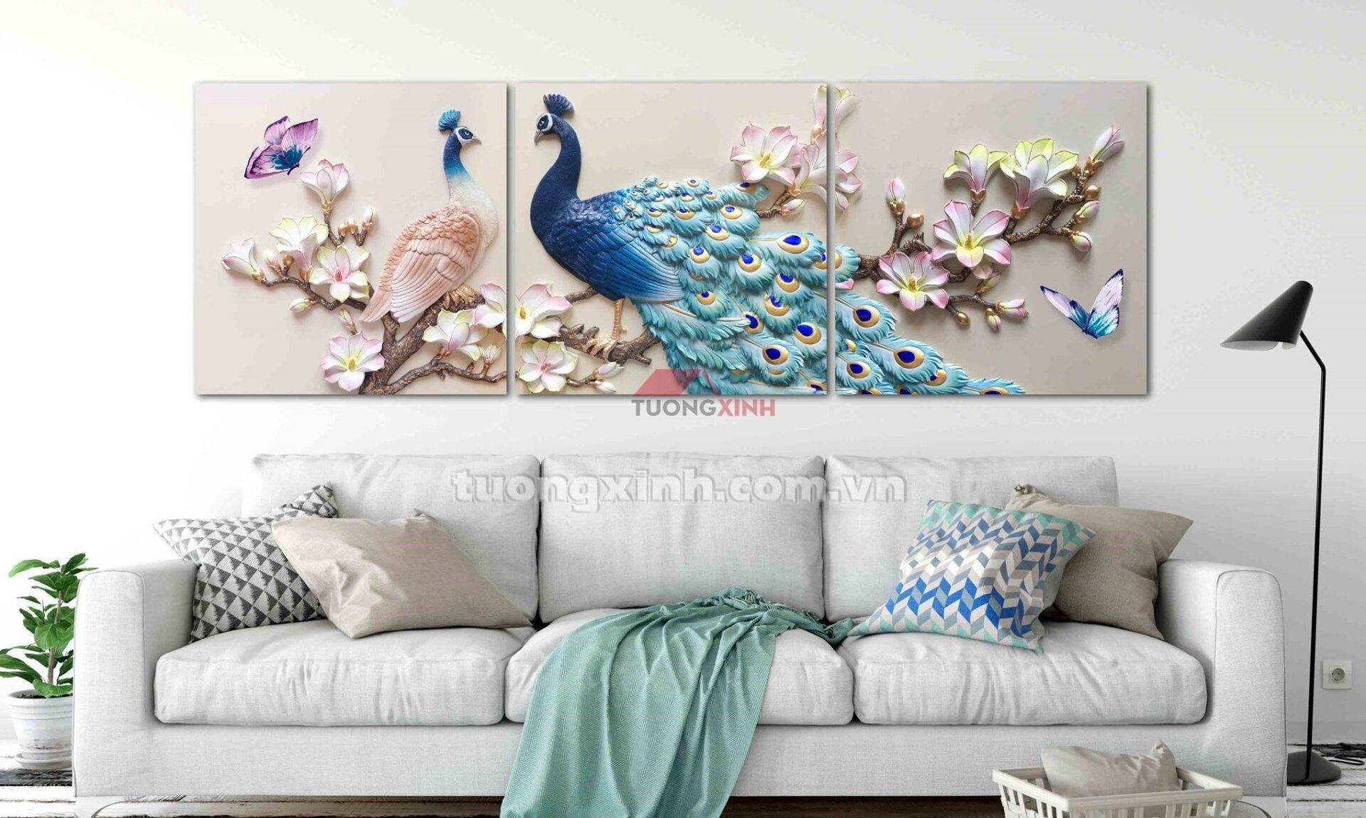 Mẹo chọn tranh nghệ thuật hợp phong thủy 1 PT874