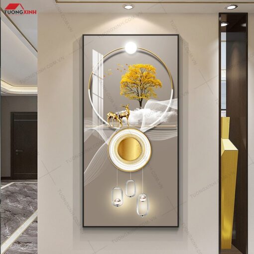 Tranh hươu hiện đại trang trí nội thất TG1071