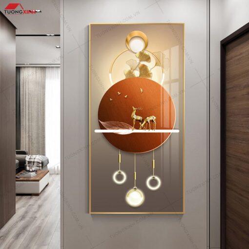 Tranh hươu hiện đại trang trí nội thất TG1080