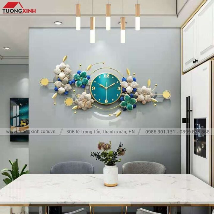 Đồng hồ treo tường nghệ thuật - Đồng hồ sắt nghệ thuật