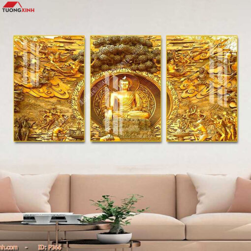 Tranh tráng gương Phật Giáo TG1474