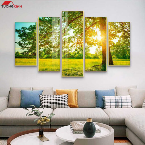 Tranh tráng gương phong cảnh thiên nhiên TG1518