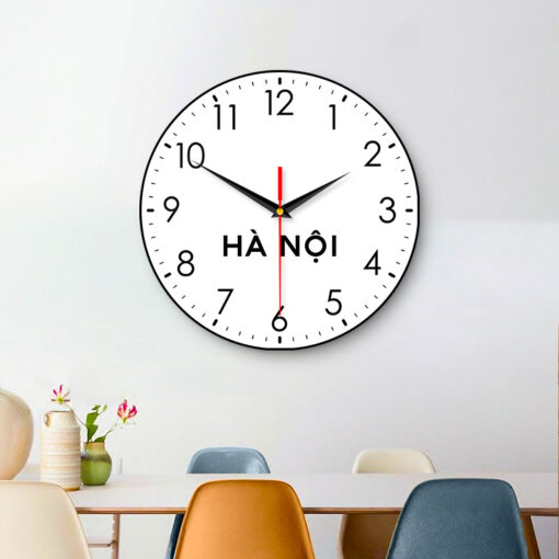 Tranh tráng gương đồng hồ DG2334