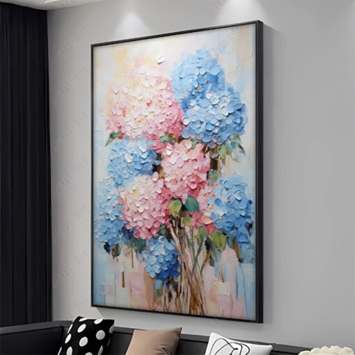 Tranh sơn dầu hoa nghệ thuật SDO638