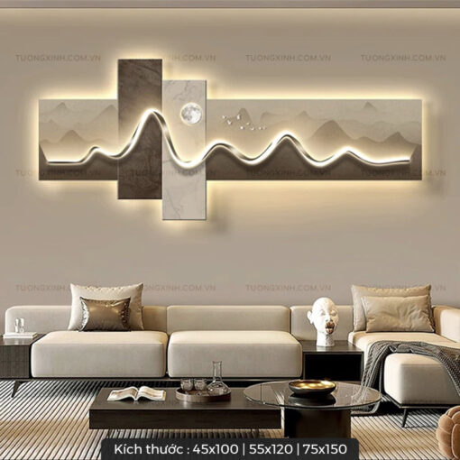 Tranh LED phong cảnh nghệ thuật trang trí phòng ngủ LD289