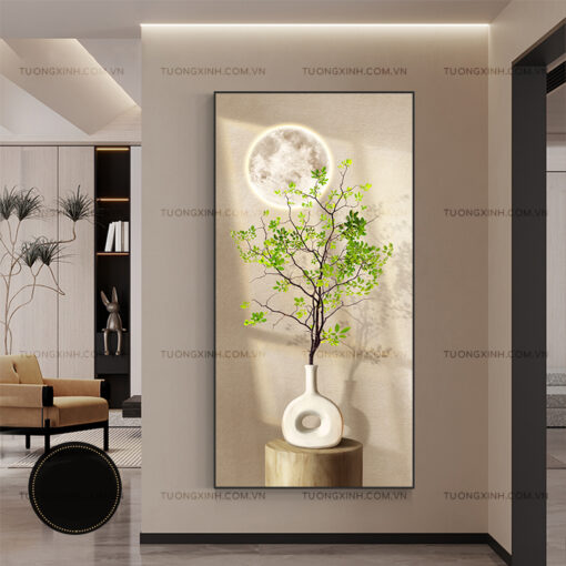Tranh cây xanh nghệ thuật trang trí phòng khách TG2347