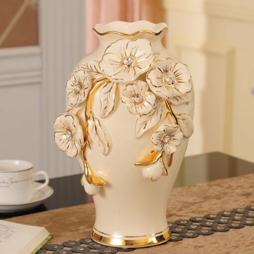 Bình hoa gốm sứ tráng men cao cấp GS26