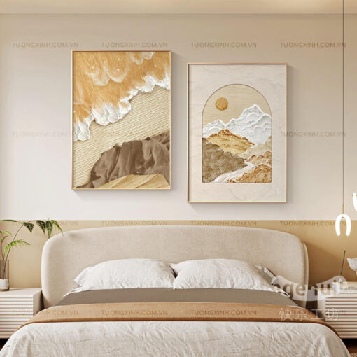 Tranh phong cảnh nghệ thuật trang trí phòng ngủ TG1824