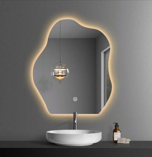 Gương phòng tắm đèn led nghệ thuật GC35