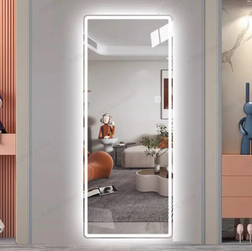 Lý do bạn nên sử dụng gương soi toàn thân có đèn 11 Gương đèn led toàn thân decor trang trí GCS15