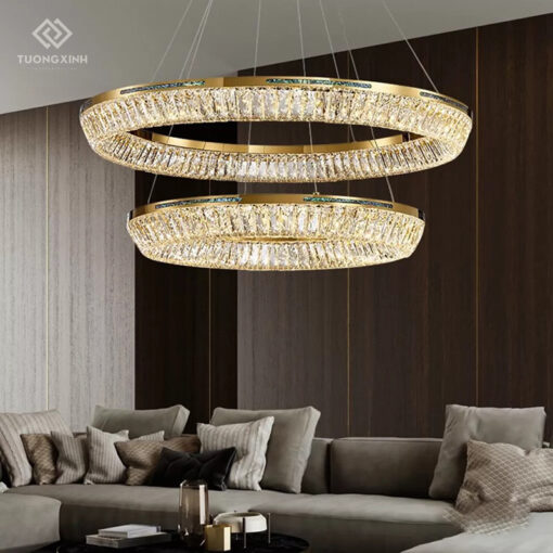 Đèn chùm phòng khách hiện đại DCH17