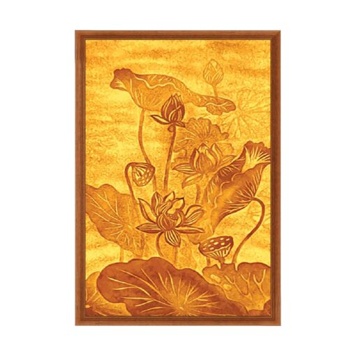 Tranh dán tường trúc chỉ trang trí phòng thờ TDT297