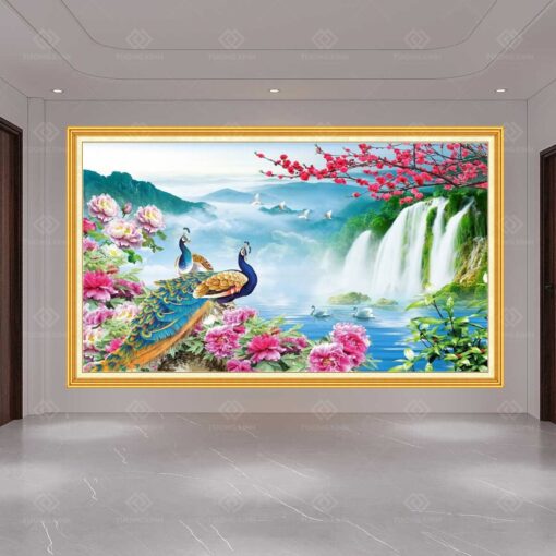 Tranh dán tường 3D công thành danh toại TDT20