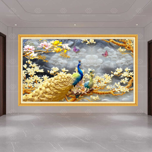 Tranh dán tường 3D công thành danh toại TDT94