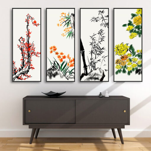 Tranh treo tường Tứ Quý TQ3610