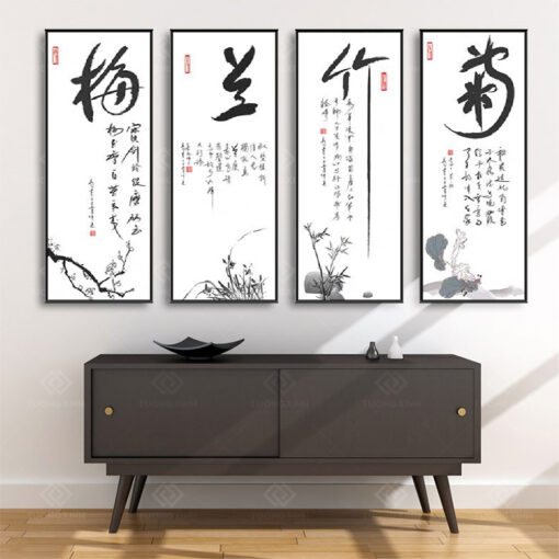 Tranh treo tường Tứ Quý TQ3648