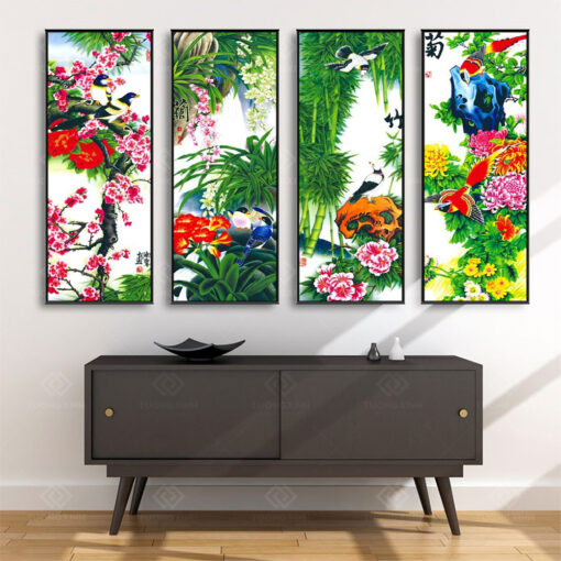 Tranh treo tường Tứ Quý TQ3650