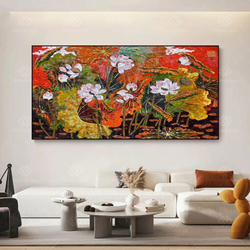 Tranh tráng gương Art nắng hạ TG3666