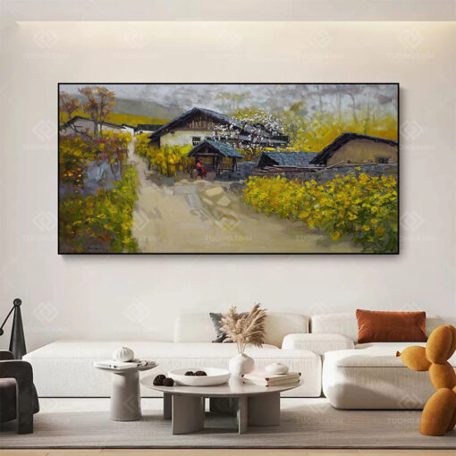 Tranh tráng gương Art sương thu TG3672