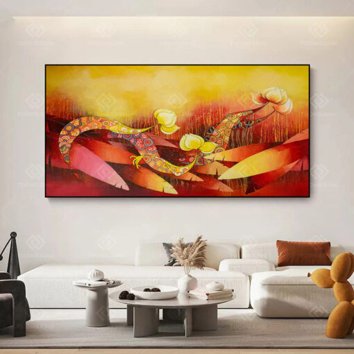 Tranh tráng gương Art giai điệu TG3657