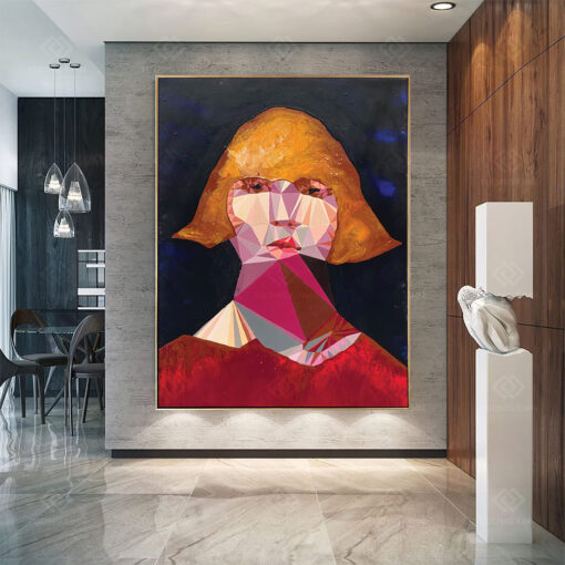 Tranh tráng gương Art nàng biếc TG3684
