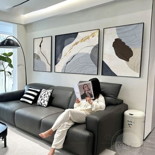 Tranh trừu tượng nghệ thuật trang trí phòng khách TG3815