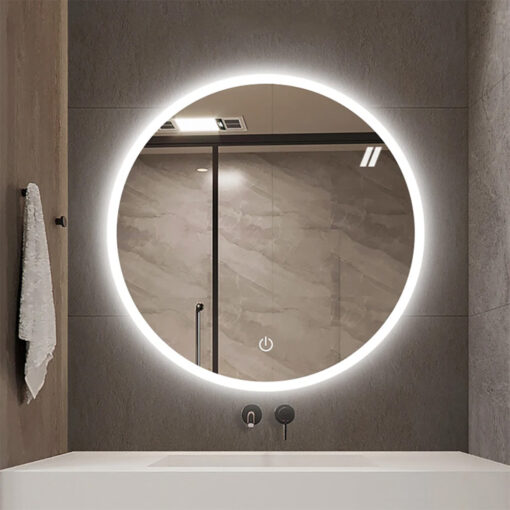 Gương led tròn trang trí nội thất GC198