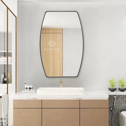Gương viền nhôm decor trang trí nội thất GC214
