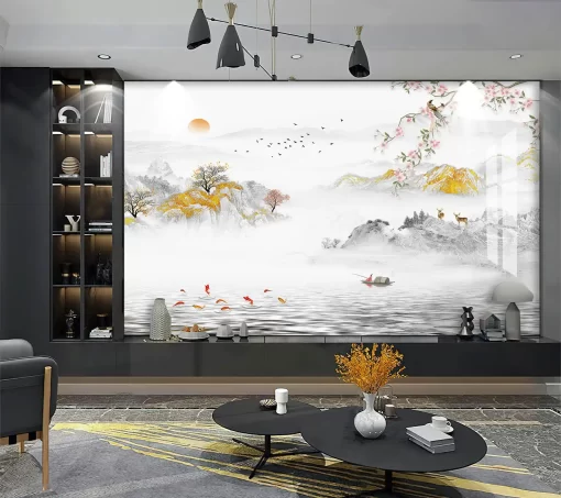 Tranh pvc tráng gương ốp tường TC11